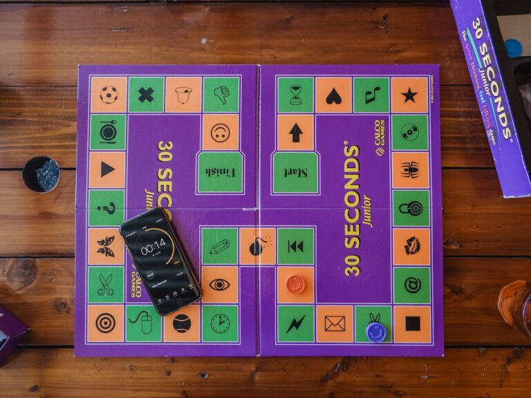Photo Trivia game board